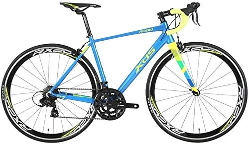 Bici da strada : YZPTYD 14 velocit Road Bike, Uomini Donne Alluminio Leggero Bicicletta da Corsa, for Adulti Citt Commuter Biciclette, Anti-Slip Biciclette, Grigio, 460mm, Dimensioni: 460mm, Colore: Grigio