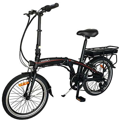 Bici elettriches : 20' Bicicletta elettrica Pieghevole per Adulti, 3 Modalit di Lavoro Velocit Massima 25km / h 250W Bici Elettriche Batteria 36V 10Ah Per Adulti E Adolescenti Carico massimo: 120 kg