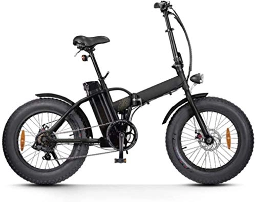 Bici elettriches : 20 in pneumatico a grasso nevoso Ebike 36v 250w pieghevole bicicletta elettrica con la batteria al litio rimovibile da 10ah a foldaway a commutazione bici, per adulti uomo donna