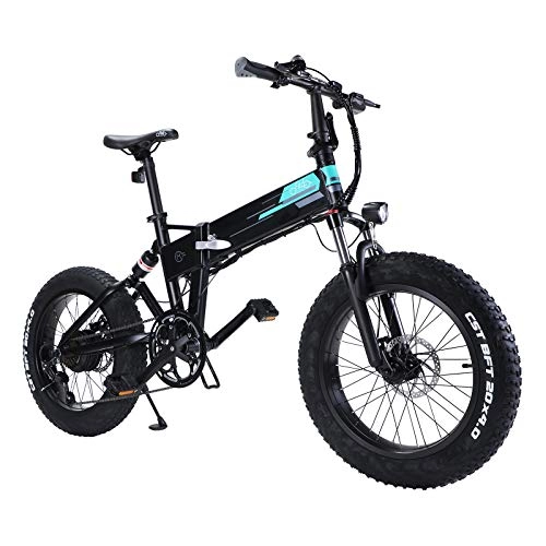 Bici elettriches : 250W Biciclette Elettriche Pieghevole 20 Pollici, Bici da Montagna con 3 Modalità Ciclismo, 36 V 12.5Ah Batteria con Cambio Meccanico a 7 marce, 31km / h, Sella e Manubrio Regolabili, Adatta per Adulti