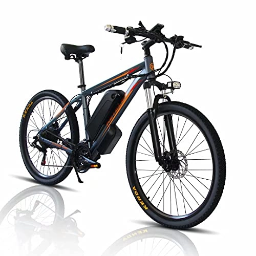 Bici elettriches : 26” E-Bike City Bike, Bicicletta Elettrica a Pedalata Assistita Unisex Adulto, Batteria Removibile da 48V 18A, Motore da 1000W