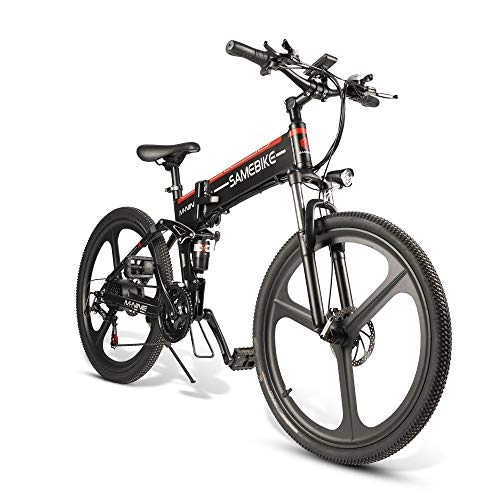 Bici elettriches : 26"in Alluminio Mountain Bike Pieghevole Bicicletta Elettrica della Bici di 25 km / h 48V 10AH Max di Carico 90kg Elettrico ebike Display LCD