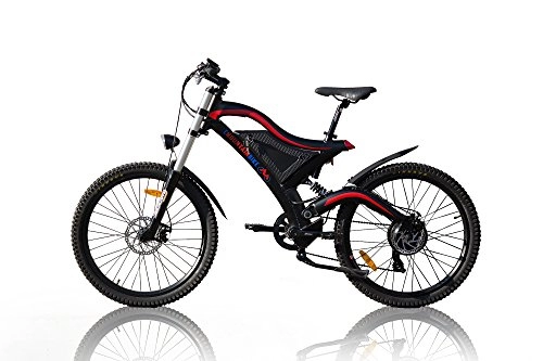 Bici elettriches : 500W Hub motore Bike 26X .2.0forgo Zoom Gabel 11, 6AH lithiun Battery + LCD DISPLAY E della bici bicicletta elettrica 26pollici