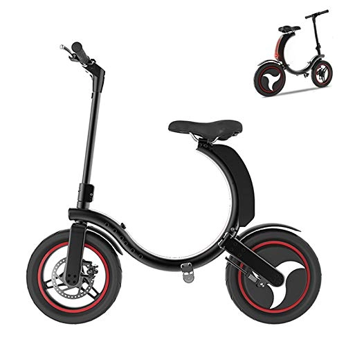 Bici elettriches : Acptxvh Bici elettrica per Adulti, Portatile 36V 9.8Ah Li-Ion elettrica Pieghevole E-Bike, Mobile App di Controllo della Bicicletta, Nero