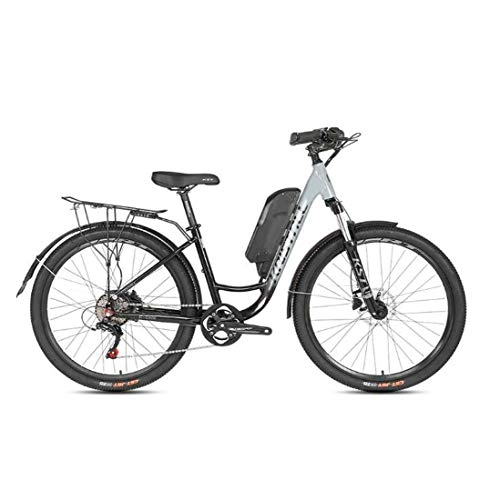 Bici elettriches : Adulti 26 inch Electric Mountain Bike, Display LCD Batteria al Litio Commuter Biciclette, Telaio Lega di Alluminio a velocità variabile Città E-Bikes, B, 26Inch