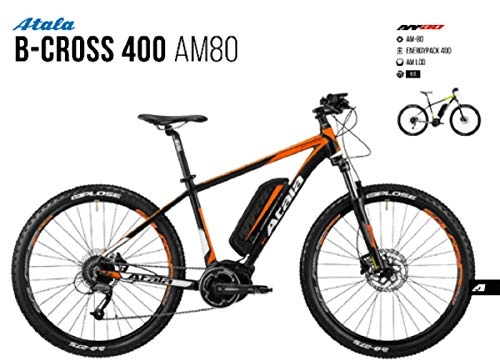 Bici elettriches : ATALA BICI B Cross 400 AM80 Ruota 27, 5 Motore 80 NM Batteria 400 WH Gamma 2019 (51, 5 CM - 20")