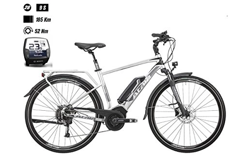 Bici elettriches : Atala Bici elettrica B-Tour SL Man 28'' 9-V Taglia 59 Cruise 400Wh Intuvia 2018 (Trekking Elettriche)