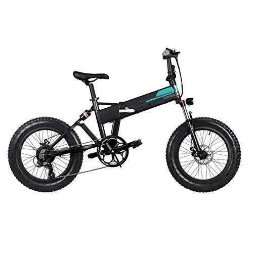 Bici elettriches : Benedict Electric Bike 20 x 4 pollici Auminum Foldable Electric Bike 36 V 12, 5 Ah Large Cpacity Battery Electric Bike