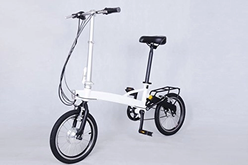 Bici elettriches : Bianco pieghevole bici elettrica TDR 13z-f