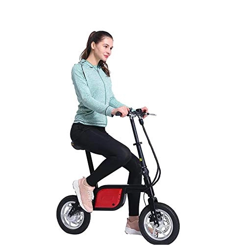 Bici elettriches : Bici elettrica Adulti bici elettrica 250W Brushless Motor 12 pollici che piega bici elettrica 25 kmh max 30 km di distanza in miglia del ciclomotore biciclette Carico 120kg Per uscita Comodo