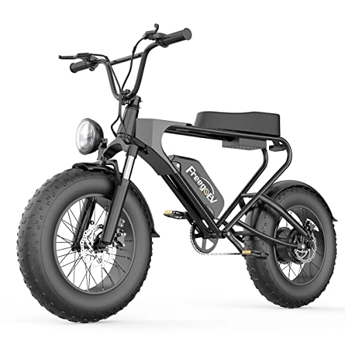 Bici elettriches : Bici Elettrica, Bicicletta Elettrica Uomo Donna, 20" x 4.0 Fat Bike Elettrica con 48V 20AH Batteria al Litio Rimovibile, Mountain Bike Urbana con Doppio Assorbimento Degli Urti, Shimano 7 Velocità