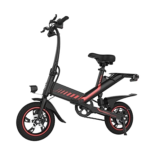 Bici elettriches : Bici elettrica da città Biciclette pieghevoli per adulti Pneumatico da 12 pollici 36V 6A Batteria 250W Motore Portata massima 45 KM 3 modalità E-Bike
