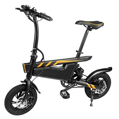 Bici elettriches : Bici Elettrica, Mini Portatile A Due Ruote Scooter Leggero E in Alluminio Pieghevole Bici con Biciclette Pedali Elettrico Pieghevole Bilanciamento della Vettura