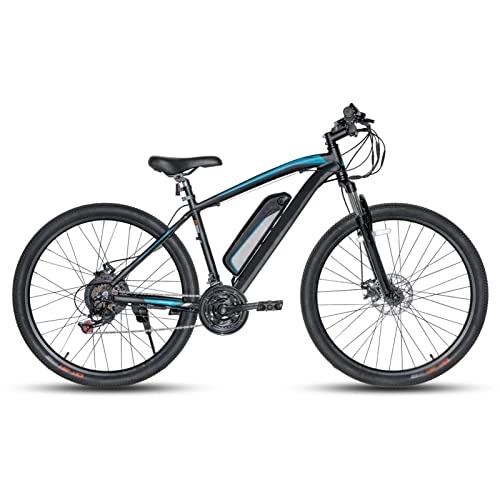 Bici elettriches : Bici elettrica per adulti 20MPH (32 km / h) 26 pollici pneumatico 21 velocità bicicletta elettrica 36V / 350W Mountain Bike-Ebike elettrica (colore : blu)