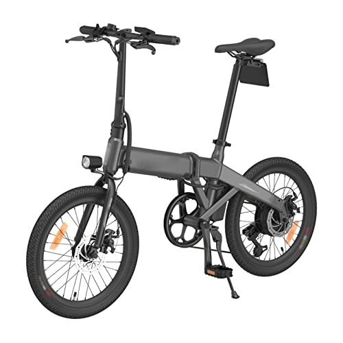 Bici elettriches : Bici elettrica Pieghevole for Adulti Bicicletta elettrica Leggera 20 '' CST Tire Urban E-Bike 250W Motor 25km / H 36V. Batteria Rimovibile (Colore : Light Grey)