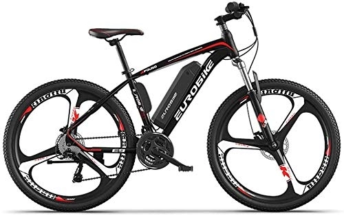 Bici elettriches : Bici elettriche Bicicletta Elettrica Da 250 W 26 "Bicicletta Elettrica Per Adulti / Mountain Bike Elettrica, Bici Elettrica 36 / 48V Con Batteria Rimovibile Da 8 Ah, Cambio Professionale A(Color:Nero)