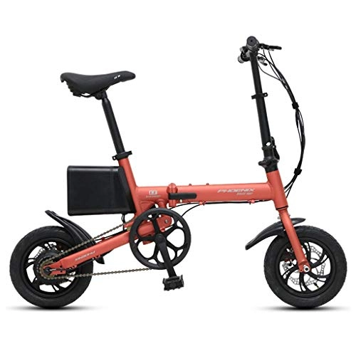 Bici elettriches : Bici elettriche Pieghevole Bicicletta Elettrica da 12 Pollici Smart Battery Car Piccola Batteria al Litio 15.6AH Bicicletta, Durata della Batteria Elettrica Pura 70-80 Km