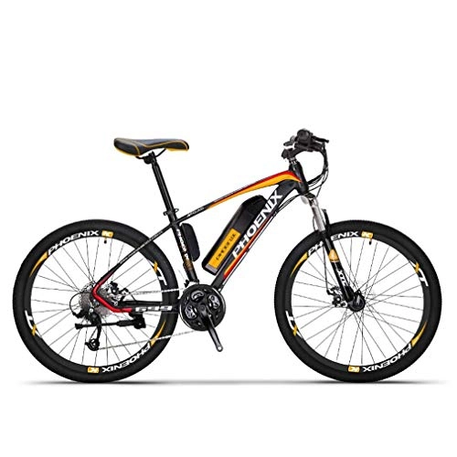 Bici elettriches : Bici Elettrico Mountain Bike, 250W 26 '' Bicicletta Elettrica con Rimovibile 36V 10Ah Batteria al Litio per Adulti, Spiaggia Neve Biciclette Cruiser Bikes