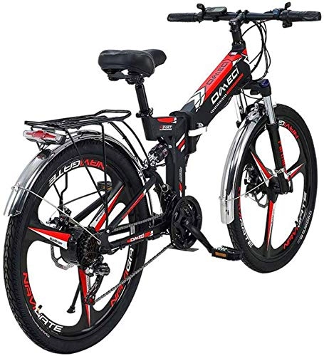 Bici elettriches : Bici, Smart Bike Electric per Adulti 26 '' E-Bike 300W 48 V 10Ah Batteria agli ioni di Litio Biciclette da Montagna elettrica Mountain