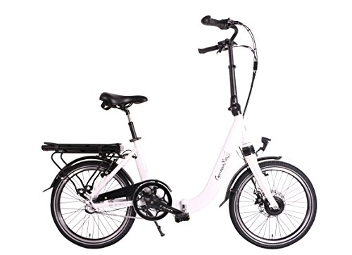 Bici elettriches : Bicicletta a pedalata assistita GermanXia Mobilemaster Light CF 3G, cambio a mozzo con contropedale