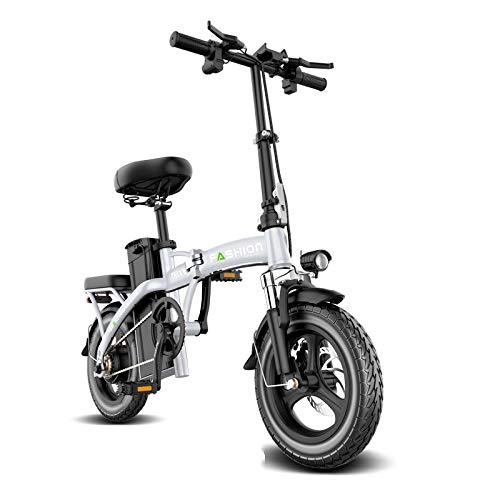 Bici elettriches : BICICLETTA Bicicletta Elettrica Auto Pila Secondaria Scooter Intelligente Doppia Tipo Batteria Al Litio Si Applica a All'Aperto Città Anteriore e Ammortizzatore Posteriore / B / 8A+GPS
