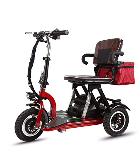 Bici elettriches : BICICLETTA Bicicletta Elettrica Scooter Auto Elettrica Pieghevole Domestico Tre Pieghevole Motore 300W Regolatore Di Velocità 3 Adatto a Anziani Persona Disabile / A / 15A lithium battery