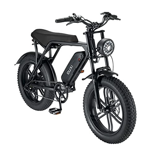 Bici elettriches : Bicicletta Elettrica, 20" Mountain Bike Elettrica Adulto con 48V Batteria al Litio Rimovibile, Bici Elettrica Uomo Donna, Pedalata Assistita