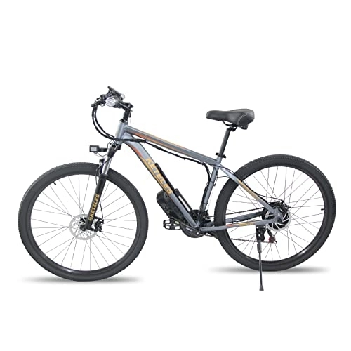 Bici elettriches : Bicicletta elettrica 26 / 29 pollici, batteria Samsung 18Ah (864 Wh), mountain bike 21 velocità, adatta per uomini e donne adulti. (26 pollici, grigio)