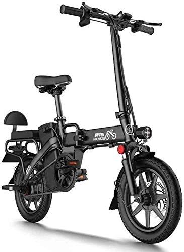 Bici elettriches : Bicicletta elettrica Biciclette Elettriche Con Pedali removibile 48V agli ioni di litio 350 Watt mozzo posteriore motore brushless 14 pollici di bici elettrica pieghevole E-bike Tre modalit di guida