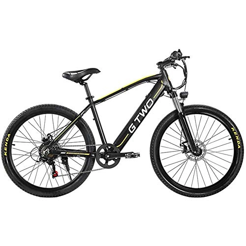 Bici elettriches : Bicicletta elettrica Bike Pieghevole 27, 5 Pollici Mountain Bike da 350 W 48 V 9, 6 Ah Batteria al Litio Rimovibile 2 Ore 80% Piena 60 Minuti Ricarica Driver 3, 5 Ore Piena