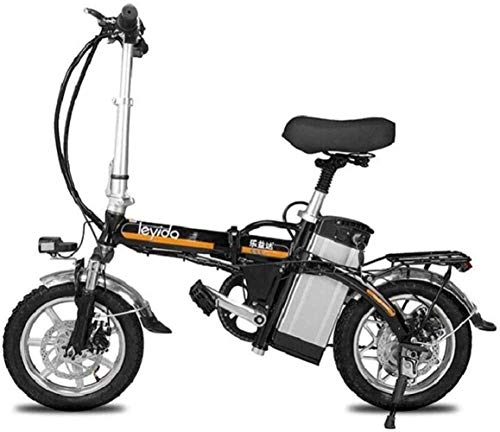 Bici elettriches : Bicicletta Elettrica Pieghevole Adulto Portable ibrida elettrica bici adulta della bicicletta 48V rimovibile agli ioni di litio da 400W motore da 14 pollici bici della strada del motorino del motocicl