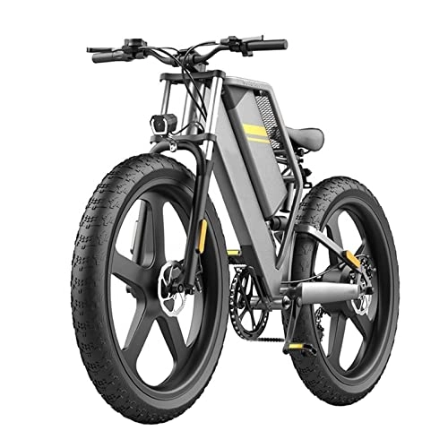 Bici elettriches : bicicletta elettrica pieghevole Bici elettrica for adulti 300 libbre 30 mph 100 0W / 750W / 500W 48 V, 26 '' Bicicletta elettrica for pneumatici grassi con batteria rimovibile da 15Ah elettrica mounta