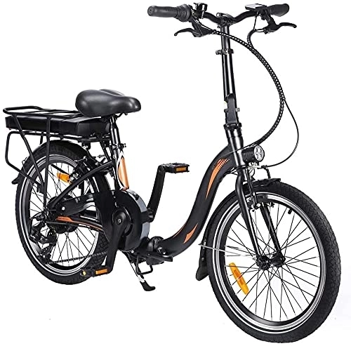 Bici elettriches : Bicicletta elettrica pieghevole da 20 pollici, bicicletta elettrica pieghevole, bicicletta elettrica pieghevole, con luce a LED, per uomo e donna, capacità di carico 120 kg