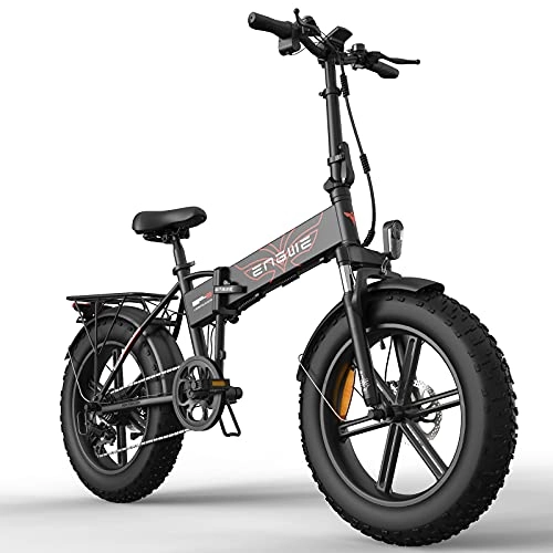 Bici elettriches : Bicicletta Elettrica Pieghevole da 750W Pneumatici Grassi per Bici Elettrica con Batteria Staccabile da 48V 12, 8Ah, Mountain Bike Elettrica a 7 velocità, B / Black