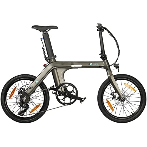 Bici elettriches : Bicicletta elettrica pieghevole FIIDO D21, durevole per ciclismo all'aperto, bicicletta elettrica a risparmio energetico a batteria rimovibile (Bronzo antico)