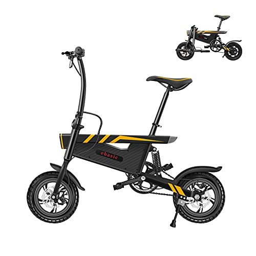 Bici elettriches : Bicicletta elettrica pieghevole in lega di alluminio, City Commute Bikes E Bike con display LCD, batteria agli ioni di litio 36 V 7, 8 Ah, motore 350 W