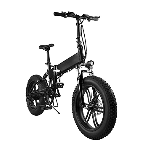 Bici elettriches : Bicicletta elettrica pieghevole per adulti BEISTE, mountain bike elettrica da 750W / 20"con batteria rimovibile da 36 V / 10 Ah, bicicletta elettrica professionale con cambio a 21 velocità per adulti.