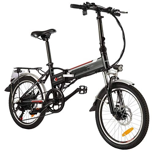 Bici elettriches : Bicicletta elettrica Pieghevole per Adulti, Bicicletta elettrica da 20" / ebike per pendolari con Motore da 250 W, Batteria da 36 V 10 Ah, Cambio a 6 velocità