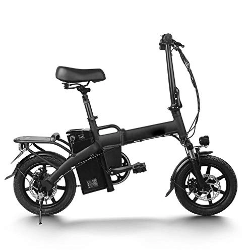 Bici elettriches : Bicicletta elettrica Pieghevole per Adulti Piccola Batteria al Litio Portatile Batteria elettrica per Auto Pieghevole Batteria per Auto 48V14A Power Assist Circa 90-100 Pieghevole