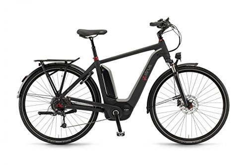 Bici elettriches : Bicicletta elettrica Sinus Ena9 28' da uomo Bosch Active Cruise Intuvia 500 Wh 9 marce, altezza telaio: 51; colori: nero opaco