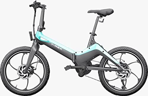 Bici elettriches : Bicicletta elettrica Trex pieghevole e portatile