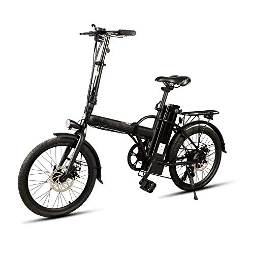 Bici elettriches : Bicicletta pieghevole elettrica Pieghevole elettrica bicicletta ciclomotore for l'adulto 250W intelligente bicicletta pieghevole E-bici 6 velocità Spoked rotella 36V 8AH bici elettrica 25 chilometri a