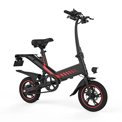 Bici elettriches : Biciclette elettriche per adulti, bicicletta elettrica assistita, bicicletta elettrica da 14 pollici, batteria portatile 48 V 7, 5 A, portata massima 45 km