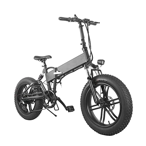 Bici elettriches : Biciclette elettriche pieghevoli da 20 pollici in lega di alluminio, cambio a 7 marce 3 modelli di guida Assorbimento degli urti Capacità di carico 120 kg