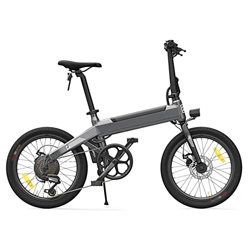 Bici elettriches : Bike elettrica Pieghevole 20 '' CST Pneumatico Urbano e-Bike IPX7 250W. Motore 25km / h Bicicletta elettrica a Batteria Rimovibile (Colore : Dark Grey)