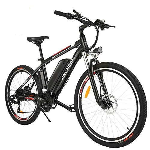 Bici elettriches : BIKFUN Bicicletta Elettrica, Bici Elettriche MTB da 26"con Batteria al Litio 36V 12, 5Ah, Motore 250W, Shimano 21 velocità E-Bike