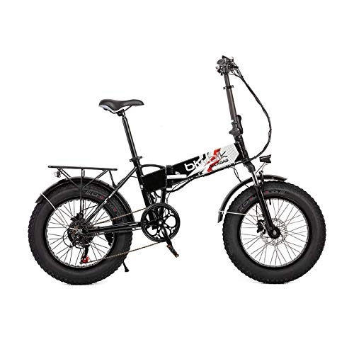 Bici elettriches : BIWBIK Bicicletta elettrica Pieghevole Traveller all Road Black