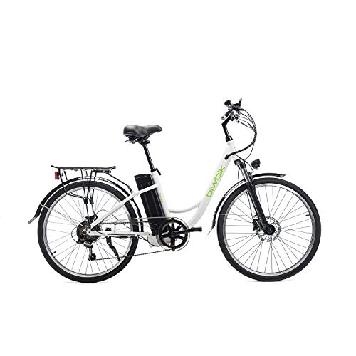 Bici elettriches : BIWBIK Sunray HD Unisex-Adulto, Bianco, M