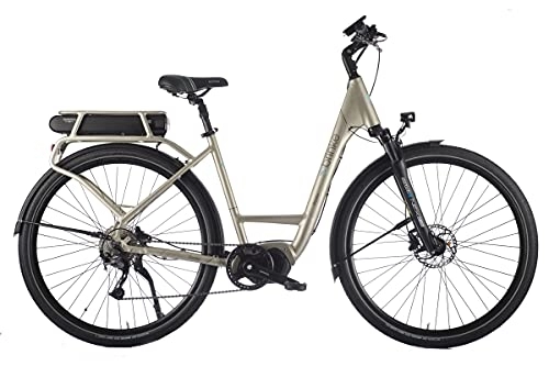 Bici elettriches : Brinke Bicicletta Elettrica E-Bike Elysee Evo 46 Alivio Motore Shimano E6100 Batteria 418Wh Grigia