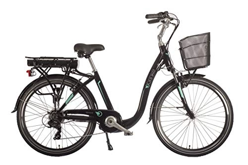 Bici elettriches : Brinke Bicicletta Elettrica Venice (Nero, XS)